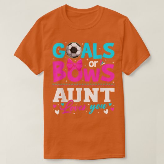 Geschlechtsspezifische Ziele oder Bögen Tante Lieb T-Shirt (Design vorne)