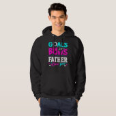 Geschlechtsspezifische Ziele oder Bögen Vater Lieb Hoodie (Vorne ganz)