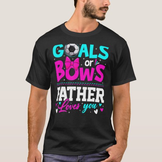 Geschlechtsspezifische Ziele oder Bögen Vater Lieb T-Shirt (Vorderseite)