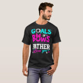 Geschlechtsspezifische Ziele oder Bögen Vater Lieb T-Shirt (Vorne ganz)