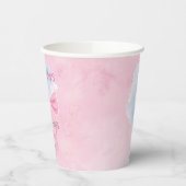 Geschlechtsspezifische Ziele oder Bögen zeigen Par Pappbecher (Links)