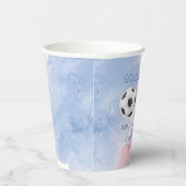 Geschlechtsspezifische Ziele oder Bögen zeigen Par Pappbecher (Rechts)