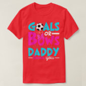 Geschlechtsspezifische Ziele oder Bows Daddy Liebe T-Shirt (Design vorne)