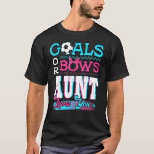 Geschlechtsspezifische Ziele oder Bows Tante Liebe T-Shirt