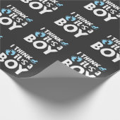 Geschlechtsverkehr - Baby Shower Party Boy Child Geschenkpapier (Ecke)