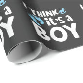 Geschlechtsverkehr - Baby Shower Party Boy Child Geschenkpapier (Rolleneckpunkt)