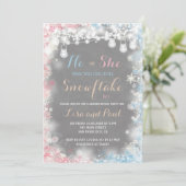 Geschlechtsverkehr Eine kleine Schneeflocke ist au Einladung (Stehend Vorderseite)