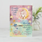 Geschlechtsverkehr oder Twins-Kinderdusche Einladung (Stehend Vorderseite)