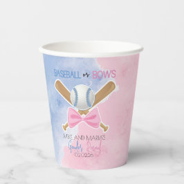 Geschlechtsverkehr zwischen Baseball und Bows Pappbecher