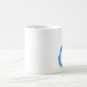 Geschlechtszeichen für Blauglas Kaffeetasse (Mittel)