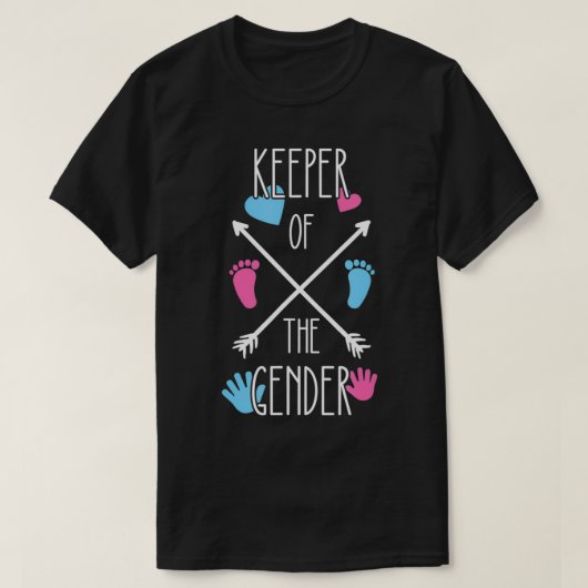 Geschlechtszugehörigkeit: Rosa oder Blau T-Shirt (Design vorne)