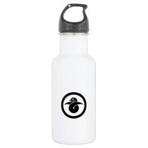 Geschleifte Wildgans im Kreis Trinkflasche