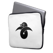 Geschleifte Wildgans Laptopschutzhülle (Vorderseite Links)