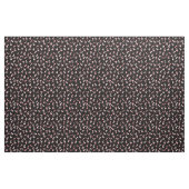 Geschleuderte Weihnachtsflamingos auf Schwarz Stoff (Yard (91,4 cm))