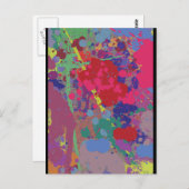 geschliffen postkarte (Vorne/Hinten)