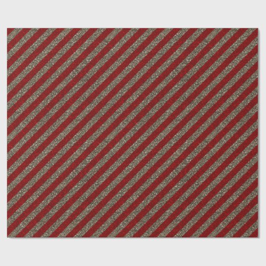 Geschliffene diagonale Streifen prächtig Geschenkpapier (Flach)