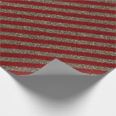 Geschliffene diagonale Streifen prächtig Geschenkpapier (Ecke)