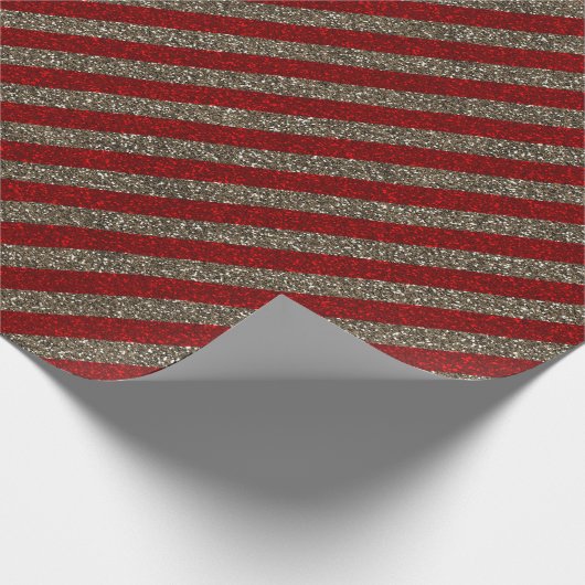 Geschliffene diagonale Streifen prächtig Geschenkpapier (Ecke)