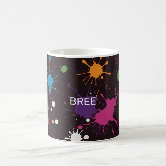 Geschliffene Multicolor-Tinte Kaffeetasse (Mittel)