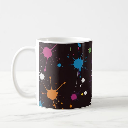 Geschliffene Multicolor-Tinte Kaffeetasse (Links)