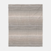 Geschliffener Travertinstein Pilz Taupe Minimalist Fleecedecke (Vorderseite)