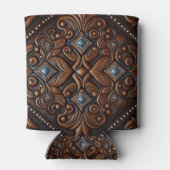 geschliffenes Leder Dosenkühler (Rückseite)