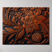 geschliffenes Leder Poster (Vorne)