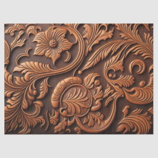 geschliffenes Leder Seidenpapier