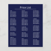 Geschliffenes Modell, Beautician, Schönheitssalon  Flyer (Hinten)