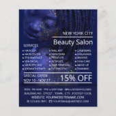 Geschliffenes Modell, Beautician, Schönheitssalon  Flyer (Vorne)