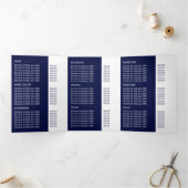 Geschliffenes Modell, Schönheitssalon Tri-Falten-F Dreifach Gefaltete Einladung (Innenseite)