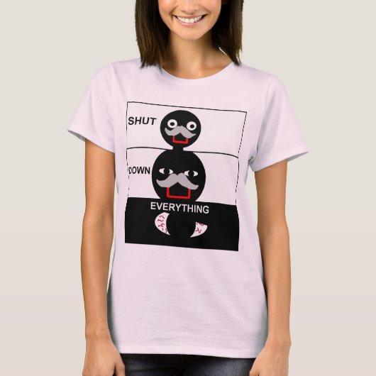 Geschlossen alles T-Shirt (Vorderseite)