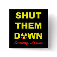 Geschlossen ihnen hinunter Anti-Kernwaffe Slogan