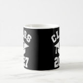 Geschlossen Klasse 2027 Abschluss Kaffeetasse (Mittel)