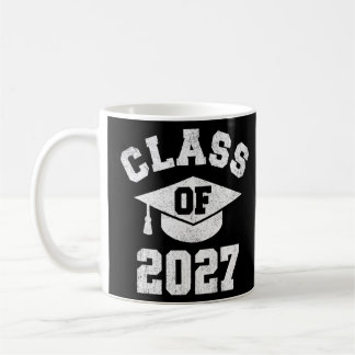 Geschlossen Klasse 2027 Abschluss Kaffeetasse