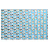 Geschlossen Pinguine mit Banner Stoff (Fat Quarter (45,7 x 55,9 cm))