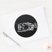 GESCHLOSSEN RUNDER AUFKLEBER (Umschlag)