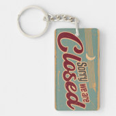 Geschlossen Schlüsselanhänger (Vorderseite)