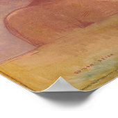 Geschlossene Augen (Redon 1899) Poster (Ecke)