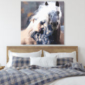 Geschlossene Canvas Leinwanddruck (Insitu (Schlafzimmer))