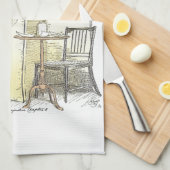 Geschlossene Damen, Jane Austen Pride & Prejudice Geschirrtuch (Viertel Falte)