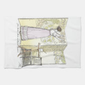 Geschlossene Damen, Jane Austen Pride & Prejudice Geschirrtuch (Horizontal)