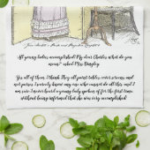 Geschlossene Damen, Jane Austen Pride & Prejudice Geschirrtuch (Gefaltet)