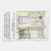 Geschlossene Damen, Jane Austen Pride & Prejudice Geschirrtuch (Horizontal)