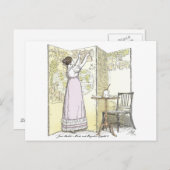 Geschlossene Damen, Jane Austen Pride & Prejudice Postkarte (Vorne/Hinten)