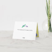 Geschlossene Grußkarte : Frohes Neues Jahr 2023 Karte (Rückseite)