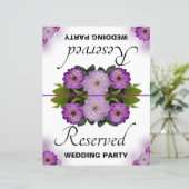 Geschlossene Hochzeitsfeier Lila (Stehend Vorderseite)