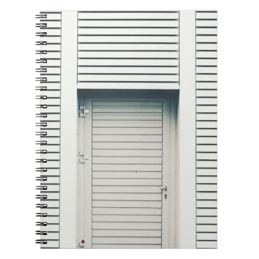 GESCHLOSSENE LOUVERTÜR NOTIZBLOCK (Vorderseite)