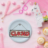 Geschlossene Teller für Zeichenpapier (Party)