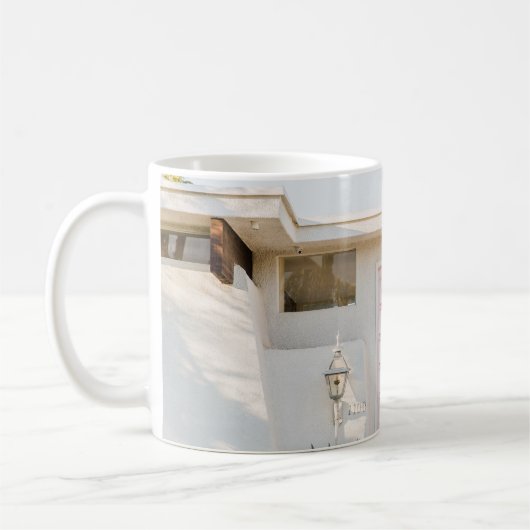 Geschlossene Tür Kaffeetasse (Links)